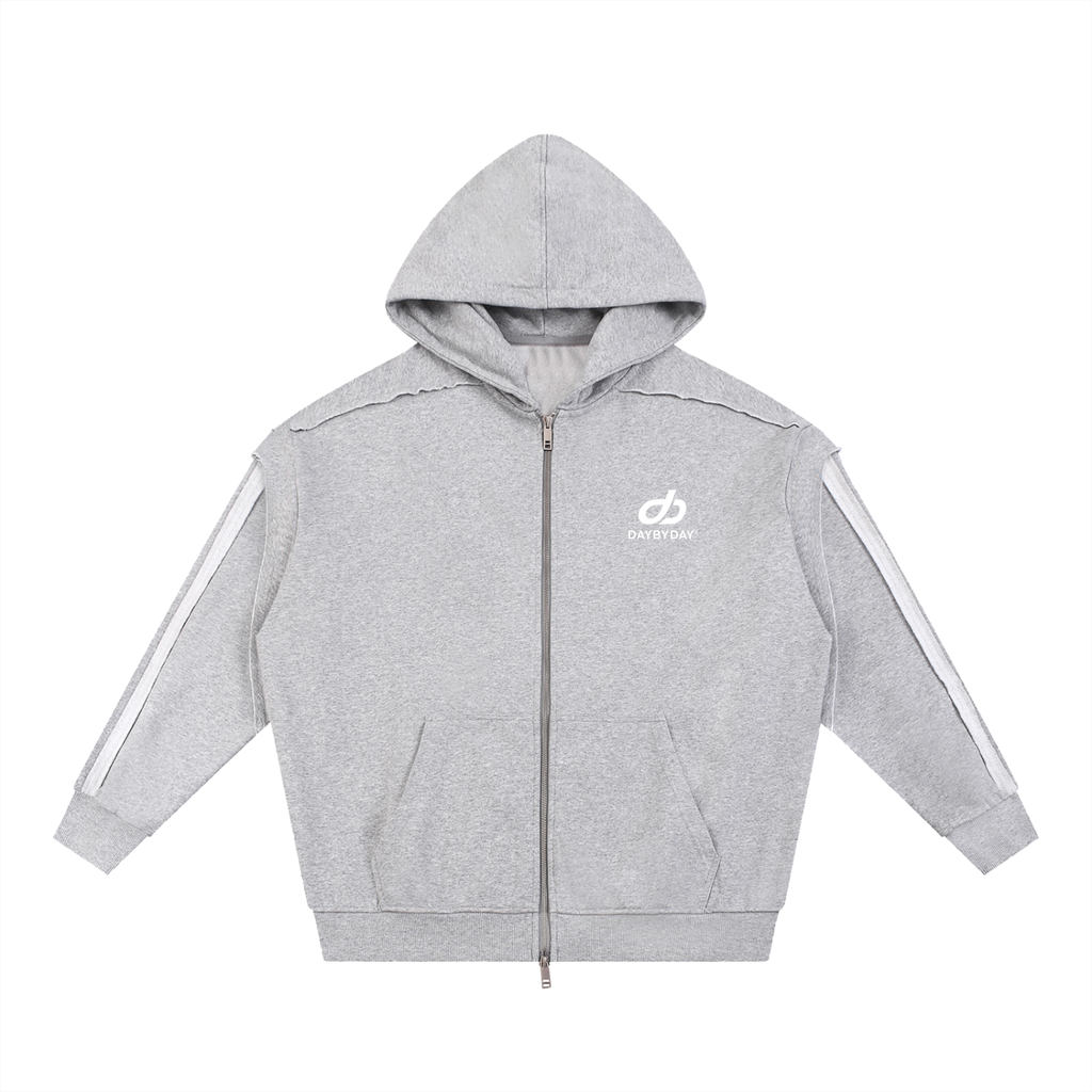 Double Edge Zip Up