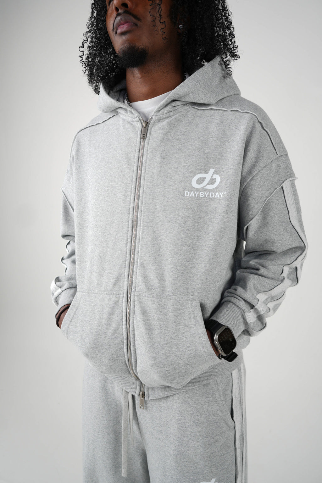 Double Edge Zip Up