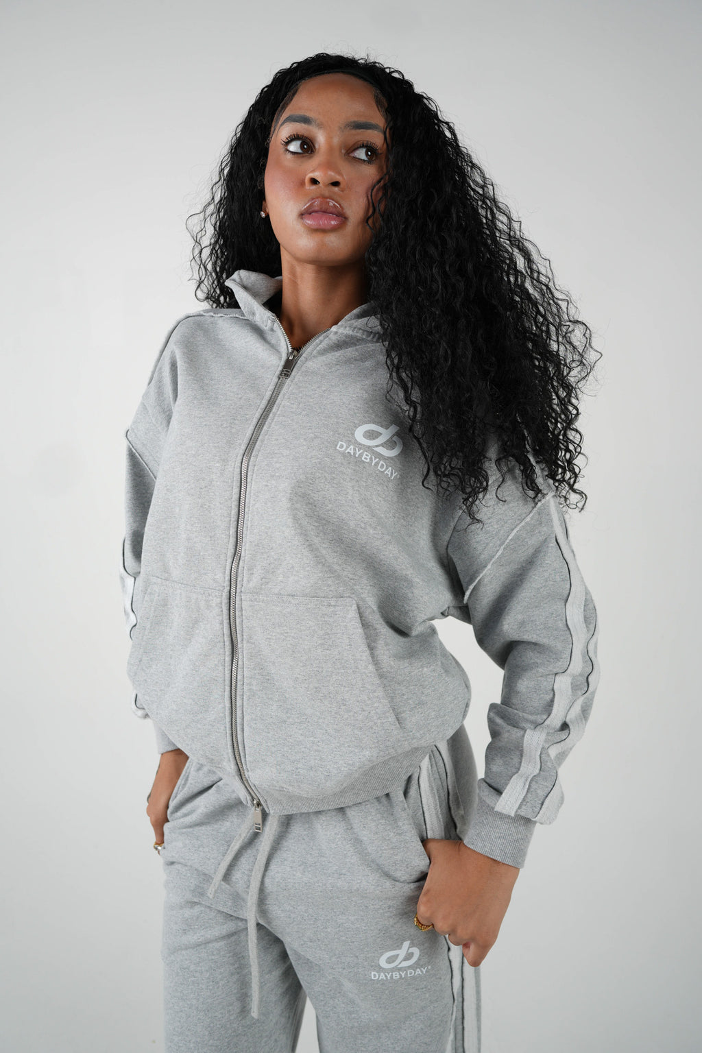 Double Edge Zip Up