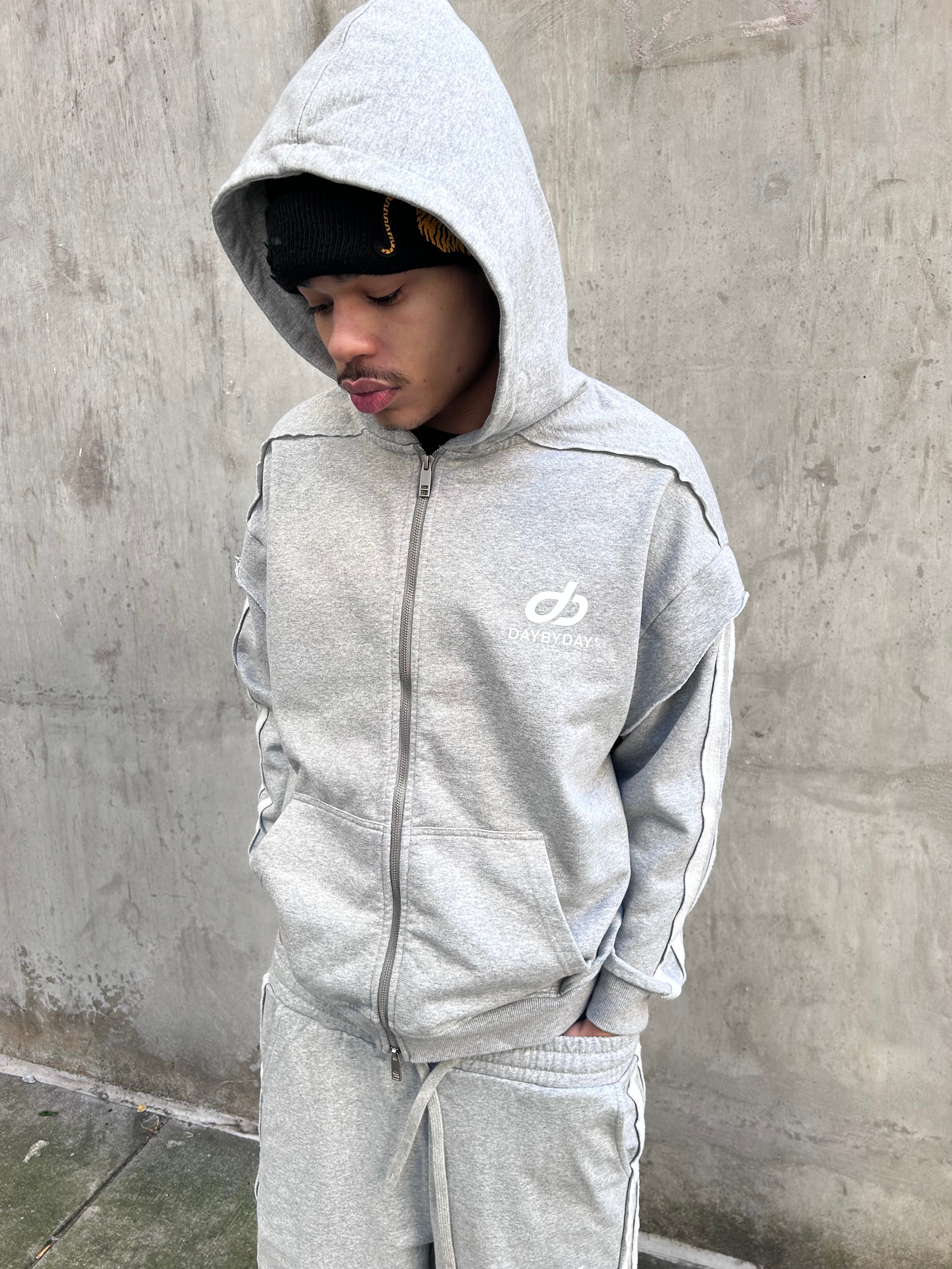 Double Edge Zip Up